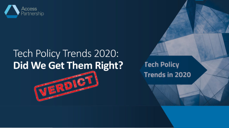 Tech Policy Trends 2020: Did We Get Them Right?